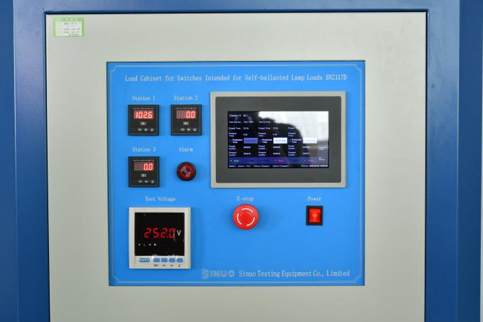 Touch Screen Schalter-Lasts-Kabinett für Selbst mit Ballast beladene Lampe lädt IEC60669-1 0