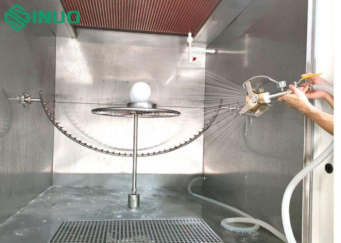 IEC60598-1 IPX1~4 vertikale Wassernase-und Spray-Wasser-Eintritt-Schutz-Test-Kammer 0