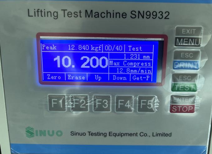 Hohe Präzisions-Kugelumlaufspindel-anhebende Test-Maschine Iecs 60598-2-17 für anhebenden Test 0