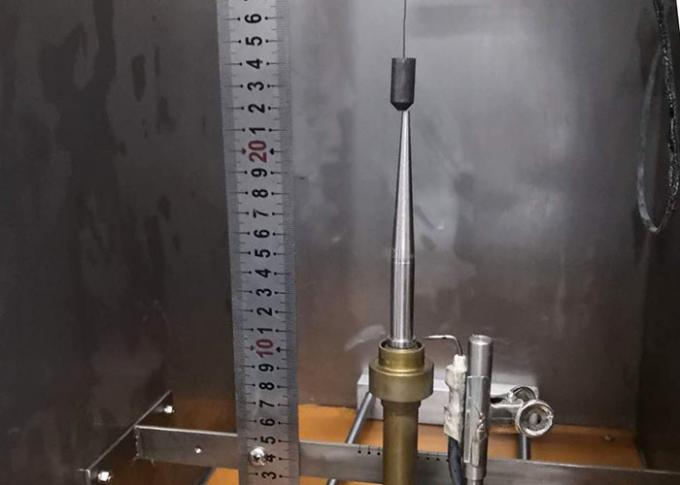IEC60332-1-2 sondern Isolierdraht-oder des Kabel-1kW 45° vertikale Flammen-Edelstahl-Test-Kammer aus 2