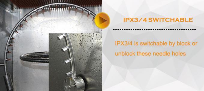 Oszillierendes Rohr-Sprühwasser Iecs 60529 IPX3 IPX4 gegen IP-Code-Test Kammer 1