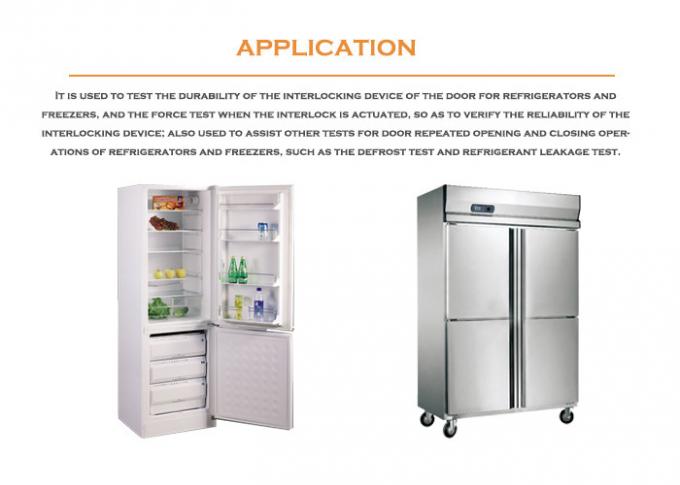 Kühlschrank-Gefrierschrank-Tür-offene Ausdauer-und Zug-Prüfmaschine der einzelnen Stations-IEC60335-2-24 0