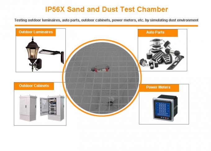 Sand-/Staub-Klimatest-Kammer für Schutz IP5 IP6 gegen feste Fremdkörper 0
