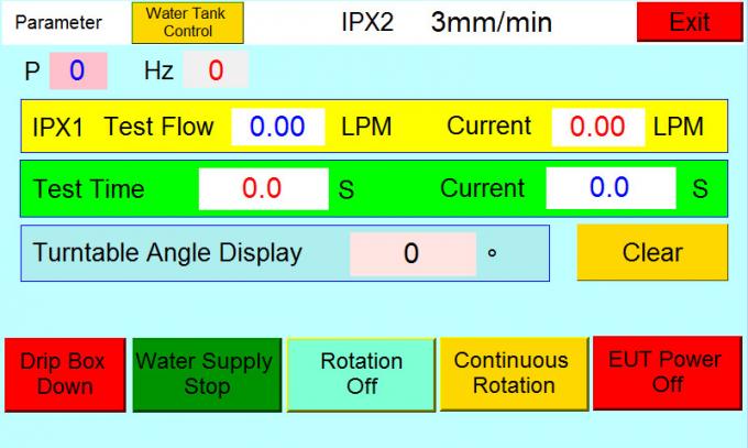 Iecs 60529 intelligenter Regen-vertikales Tropfenfänger-Testgerät des Wasser-Eintritt-200mm IPX1 IPX2 1