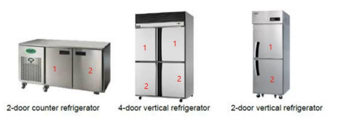 IEC60335-2-24 4-Station Kühlschrank-Tür und Fach-Zuverlässigkeitsprobe-System 0