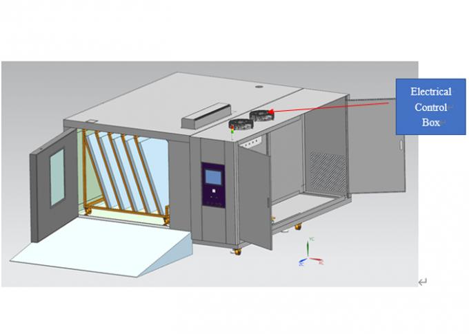 IEC 1251 Kammer für konstante Temperatur und Luftfeuchtigkeit mit PLC-Steuerung für die Prüfung von Solarkollektoren 4