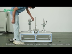 Doppeltes Griff-Kochgeschirr-verbiegende Festigkeitsprüfungs-Ausrüstung BS-en 12983-1