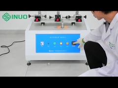 Drei Stationen Stecker Isolationshülle Abrasionsprüfgerät Drucklast 4N IEC 60884