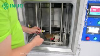 Batterie-Explosionsrisikotest! Interne Kurzschlusssimulation gemäß IEC 62133